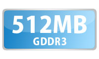 eʒGDDR3 512MB